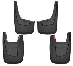RAM 1500 Mud Guards - Front & Rear - Husky Liners - Custom-Molded - Black - `19-`22 RAM 1500 Mud Guards - Front & Rear - Husky Liners - Custom-Molded - Black - `19-`22